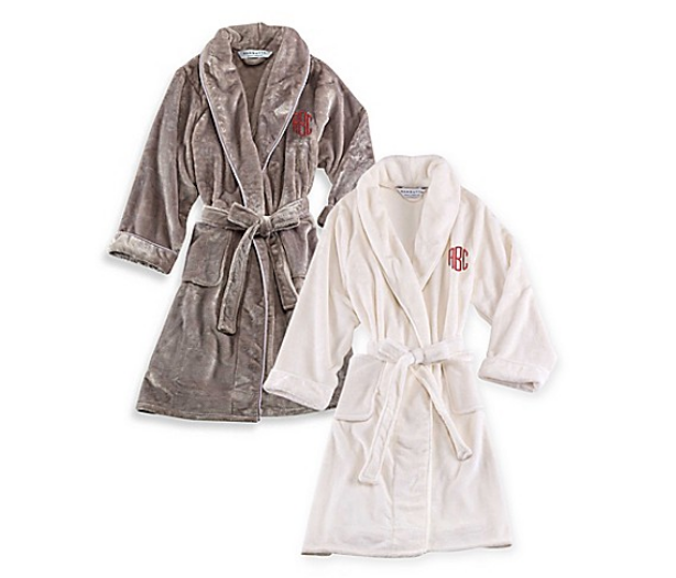 Plush Initial Robe (up to $60)