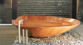 Futuristic Wooden Bathtubs – Bagno Sasso
