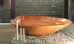 Futuristic Wooden Bathtubs – Bagno Sasso